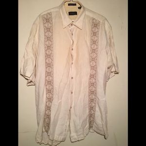 Van Heusen Linen Button Down Shirt
